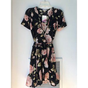 Floral Wrap Dress